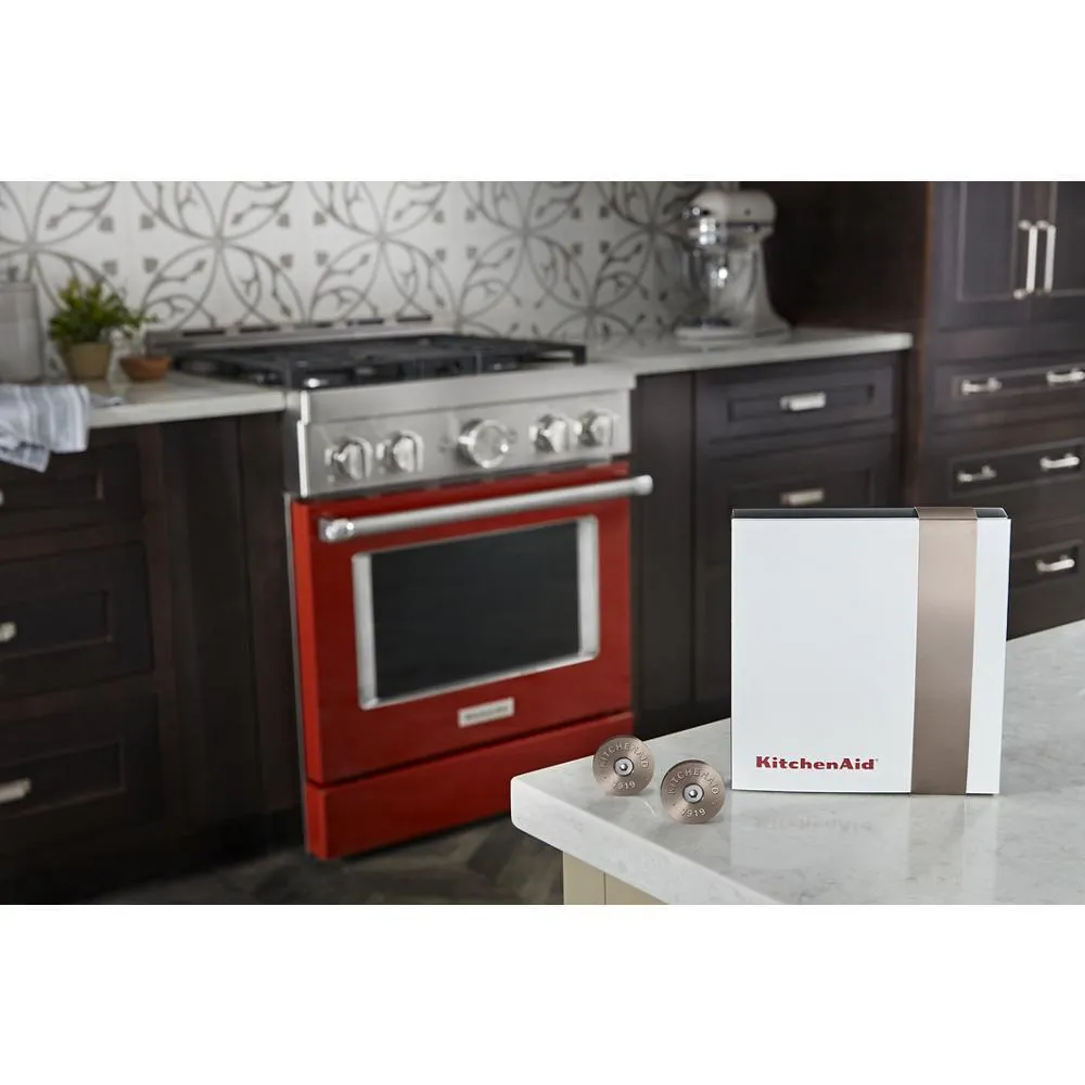 Amana W11368841BN Kitchenaid Commercial-Style Range Handle Medallion Kit