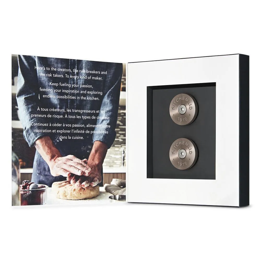 Amana W11368841BN Kitchenaid Commercial-Style Range Handle Medallion Kit