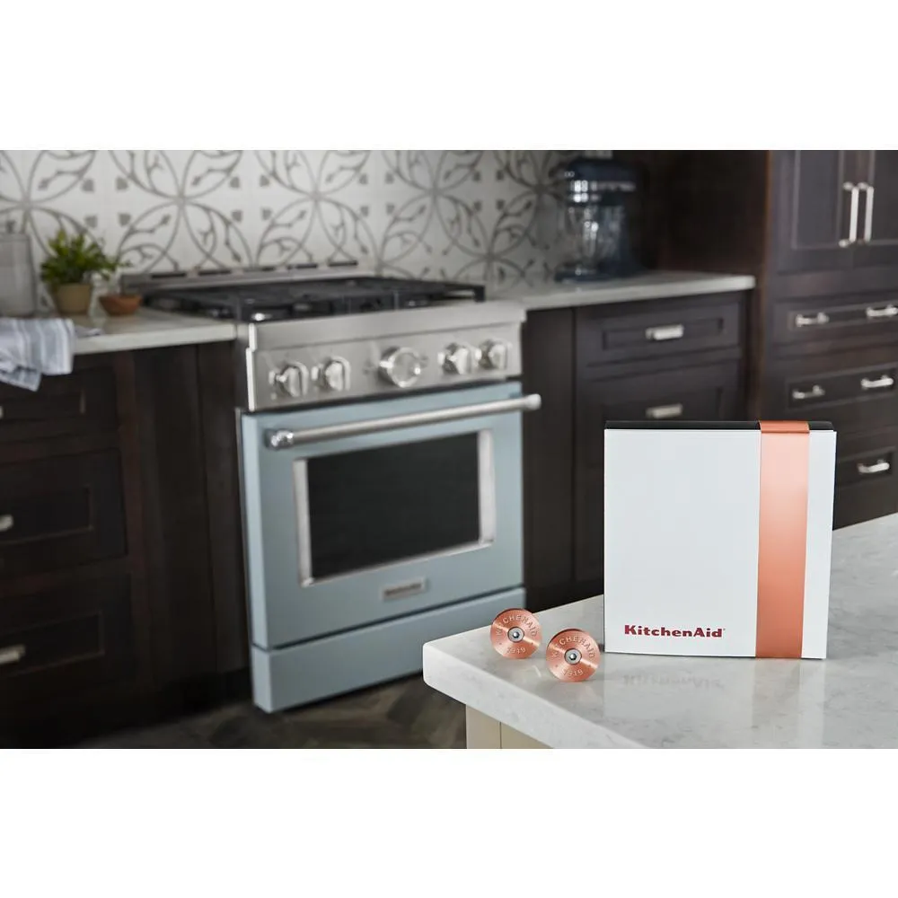 Amana W11368841CF Kitchenaid Commercial-Style Range Handle Medallion Kit