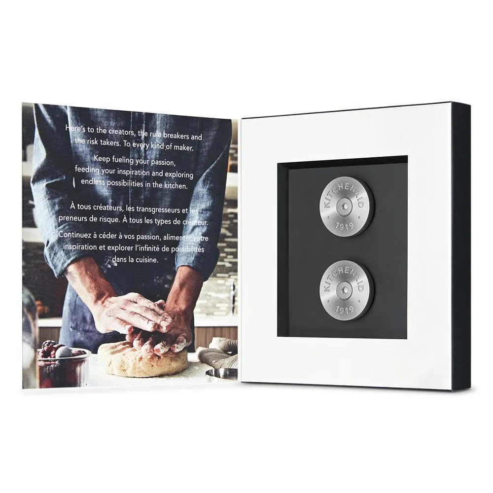 Amana W11368841SI Kitchenaid Commercial-Style Range Handle Medallion Kit