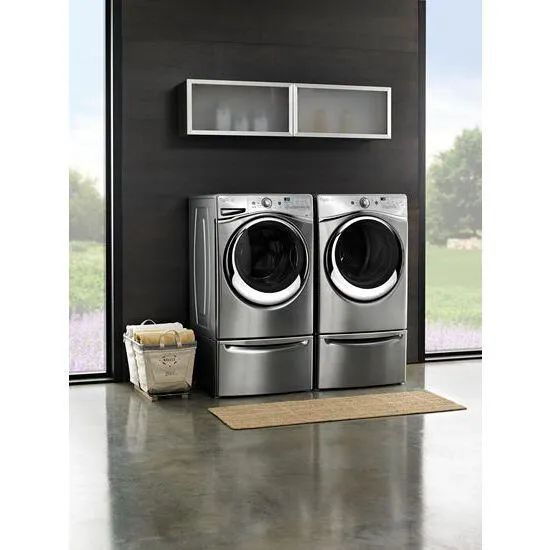 Amana XHPC155YC 15.5 Pedestal For Front Load Washer And Dryer With Storage - Chrome