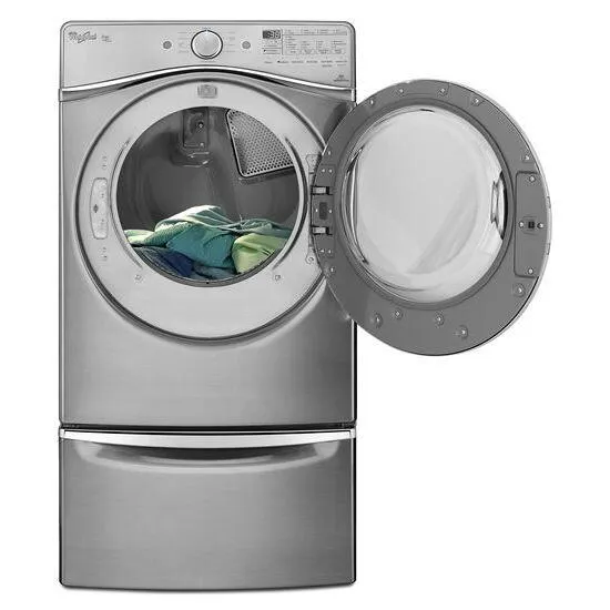Amana XHPC155YC 15.5 Pedestal For Front Load Washer And Dryer With Storage - Chrome