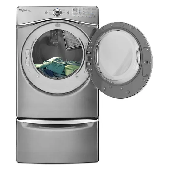 Amana XHPC155YC 15.5 Pedestal For Front Load Washer And Dryer With Storage - Chrome