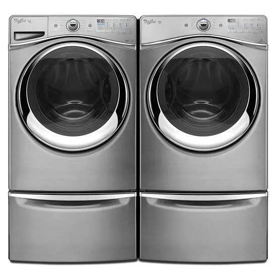 Amana XHPC155YC 15.5 Pedestal For Front Load Washer And Dryer With Storage - Chrome