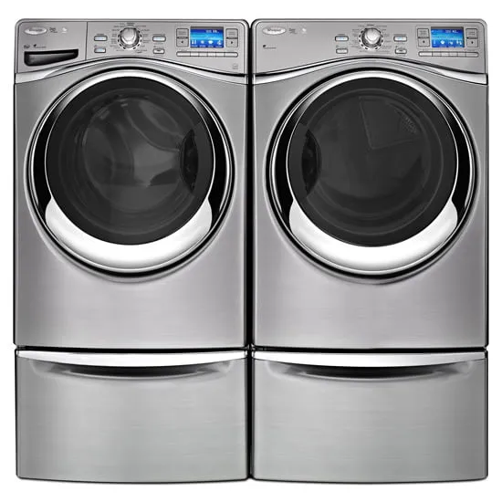 Amana XHPC155YC 15.5 Pedestal For Front Load Washer And Dryer With Storage - Chrome