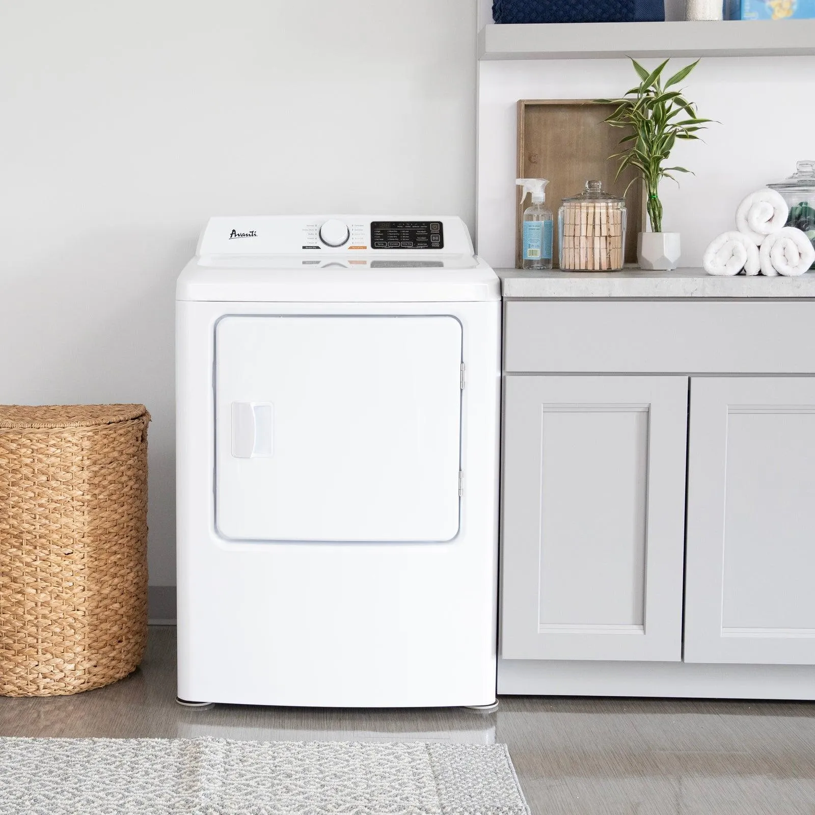 Avanti SED70D0W Avanti Front Load Electric Clothes Dryer. 7.0 Cu. Ft. Capacity - White / 7.0 Cu. Ft.