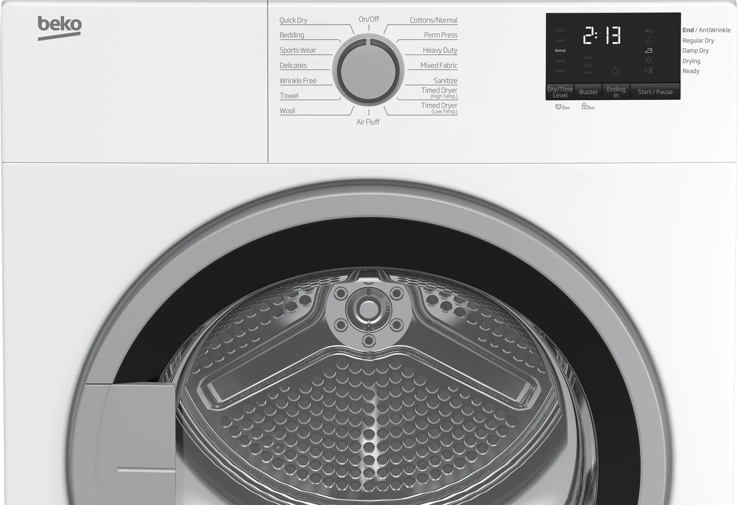 Beko BDV7200X2 24 Electric Air Vented Front Load Dryer