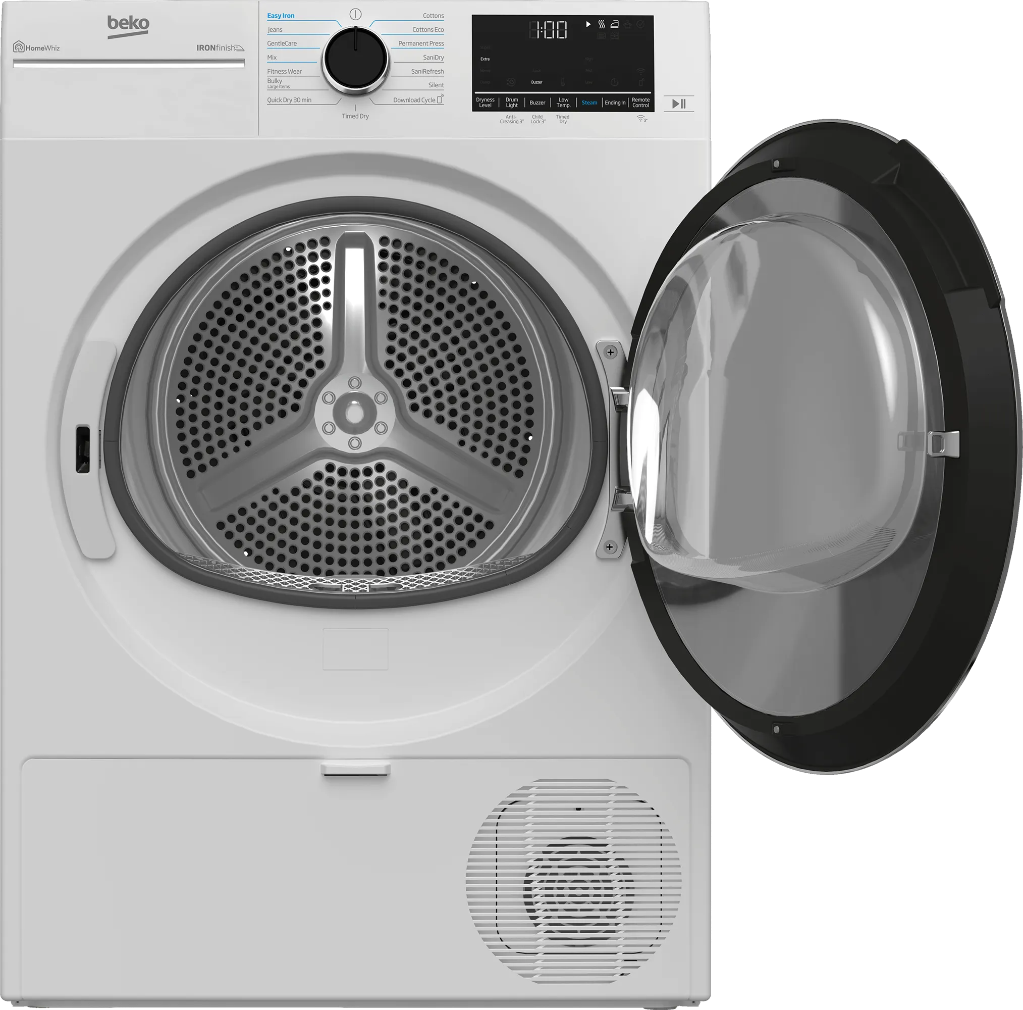 Beko HPD24414W 24 Heat Pump Ventless Front Load Dryer