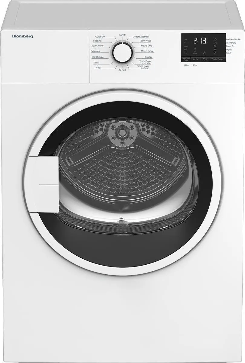 Blomberg Appliances DV17600W2 24 Compact Electric Air Vented Dryer