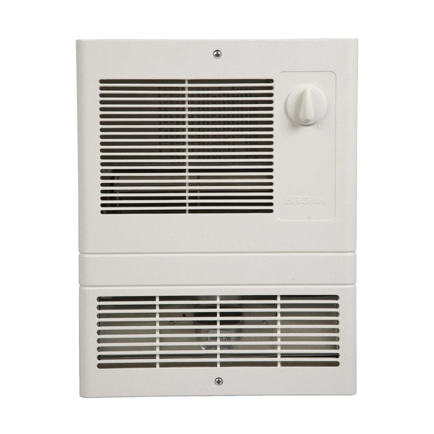Broan 9810WH Broan Wall Heater. High-Capacity. 1000W Heater. 120/240V