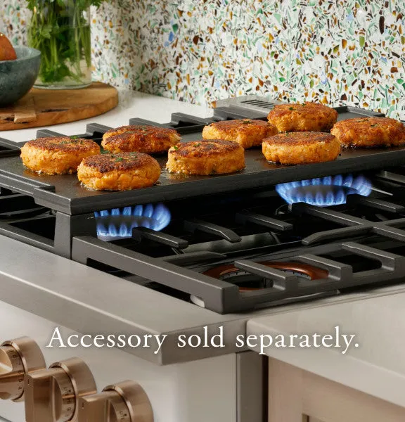 Caf C2Y366P5TG2 Caf 36 Smart Dual-Fuel Commercial-Style Range with 6 Burners (Natural Gas)