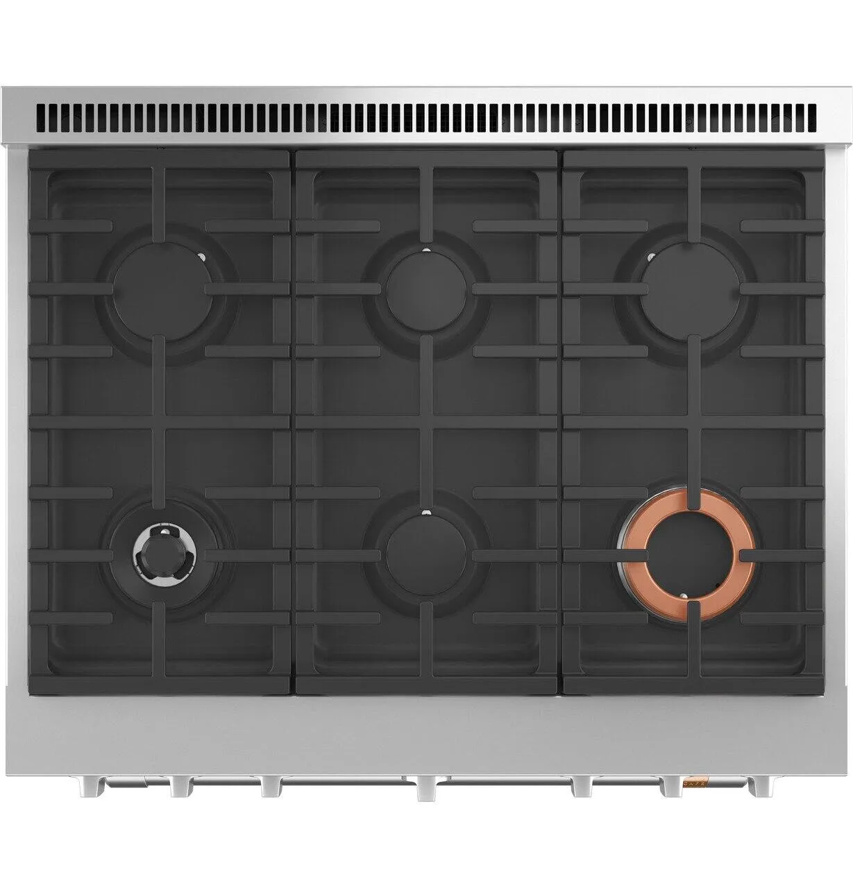 Cafe C2Y366P3TD1 Caf&#8482; 36 Smart Dual-Fuel Commercial-Style Range With 6 Burners (Natural Gas)
