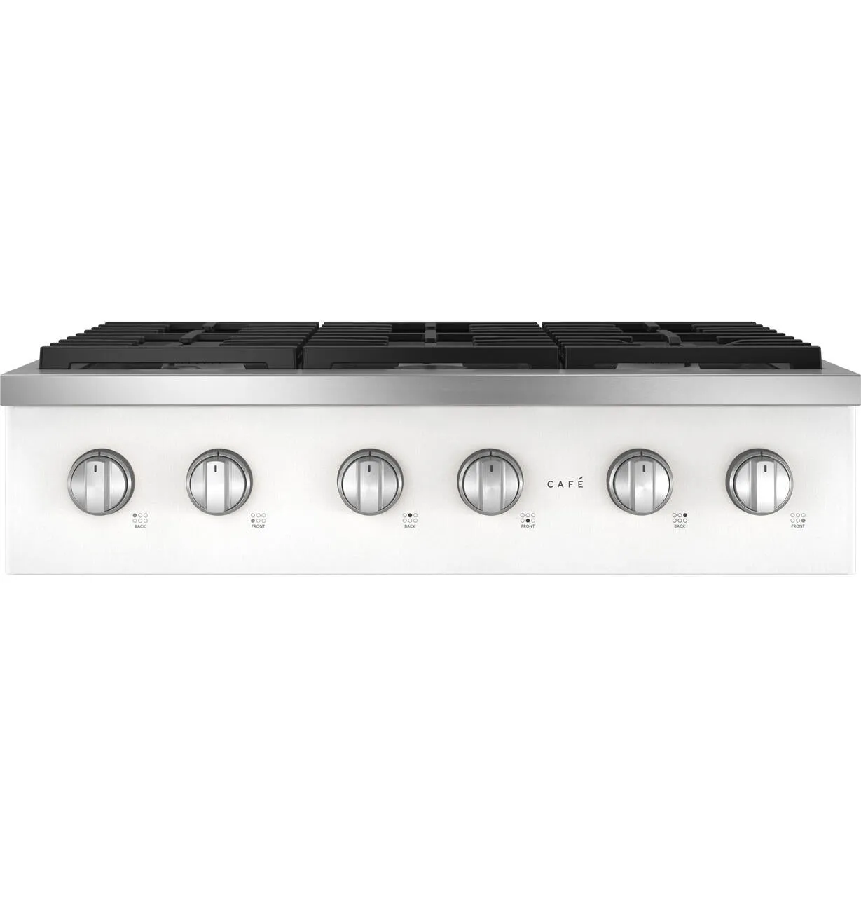 Cafe CGU366P4TW2 Caf&#8482; 36 Commercial-Style Gas Rangetop With 6 Burners (Natural Gas)