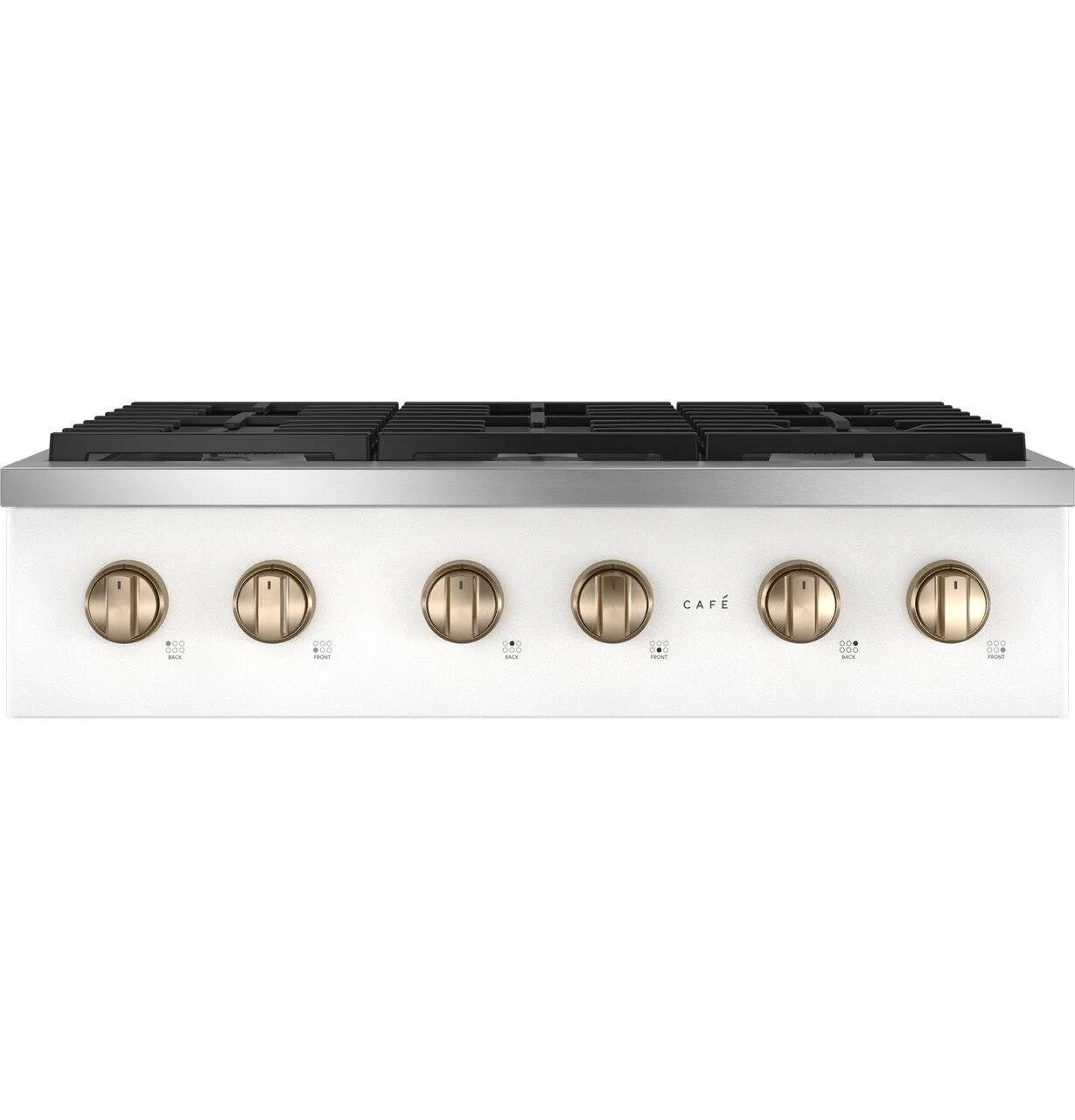 Cafe CGU366P4TW2 Caf&#8482; 36 Commercial-Style Gas Rangetop With 6 Burners (Natural Gas)