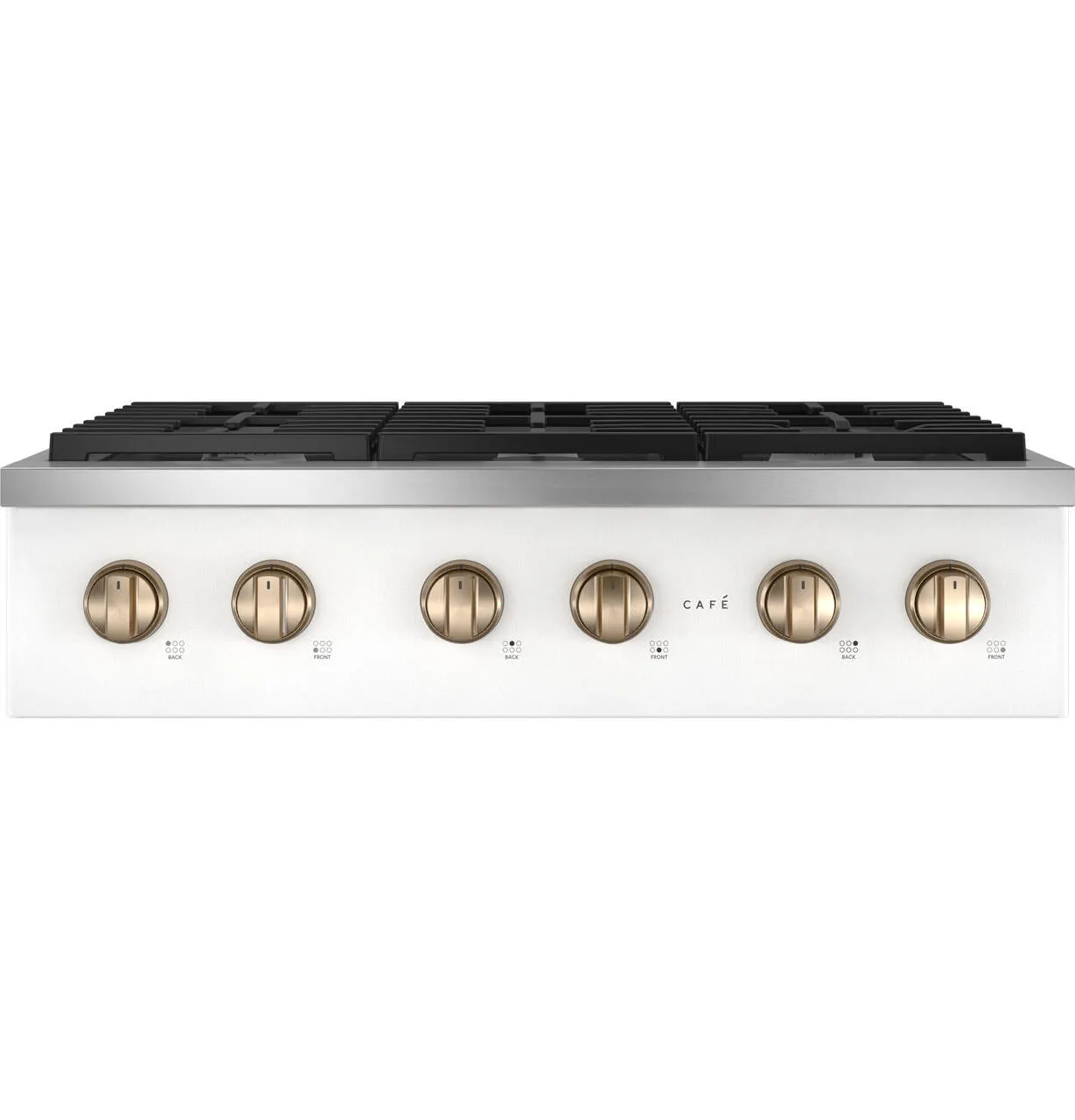 Cafe CGU366P4TW2 Caf&#8482; 36 Commercial-Style Gas Rangetop With 6 Burners (Natural Gas)