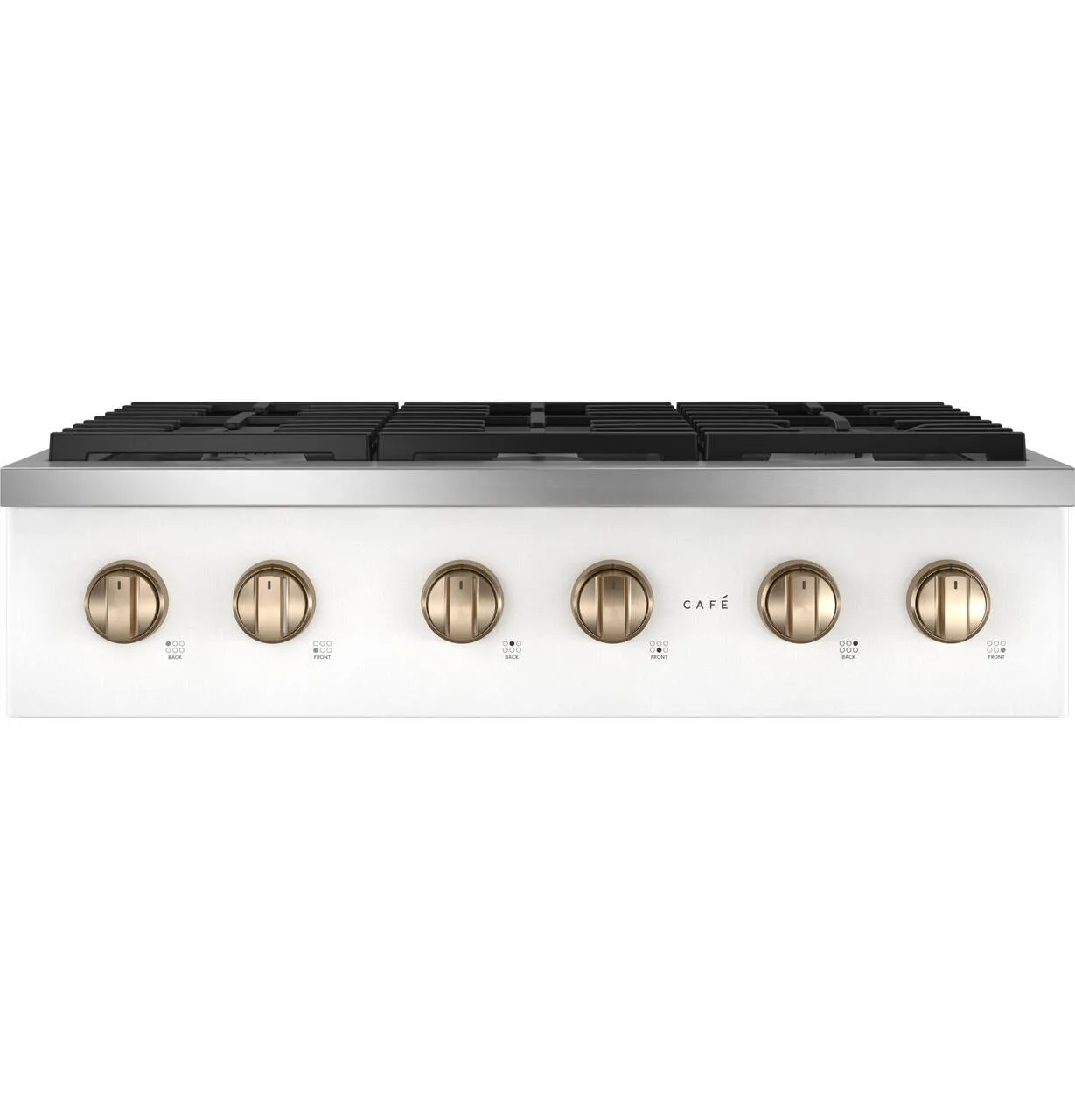 Cafe CGU366P4TW2 Caf&#8482; 36 Commercial-Style Gas Rangetop With 6 Burners (Natural Gas)