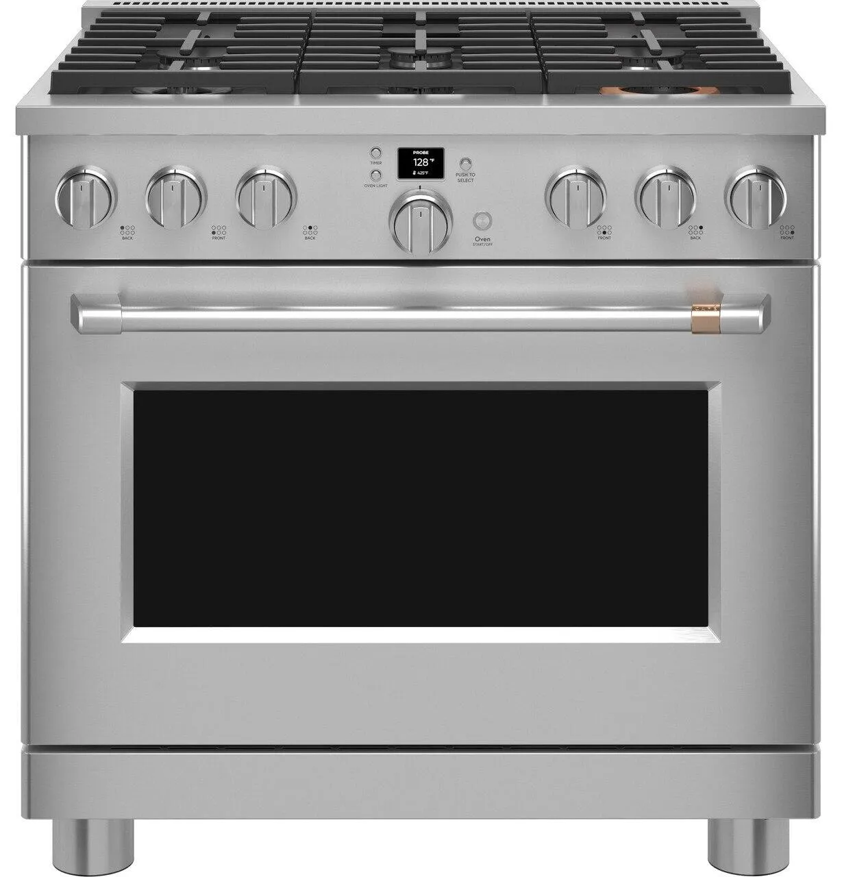 Cafe CGY366P2TS1 Caf&#8482; 36 Smart All-Gas Commercial-Style Range With 6 Burners (Natural Gas)