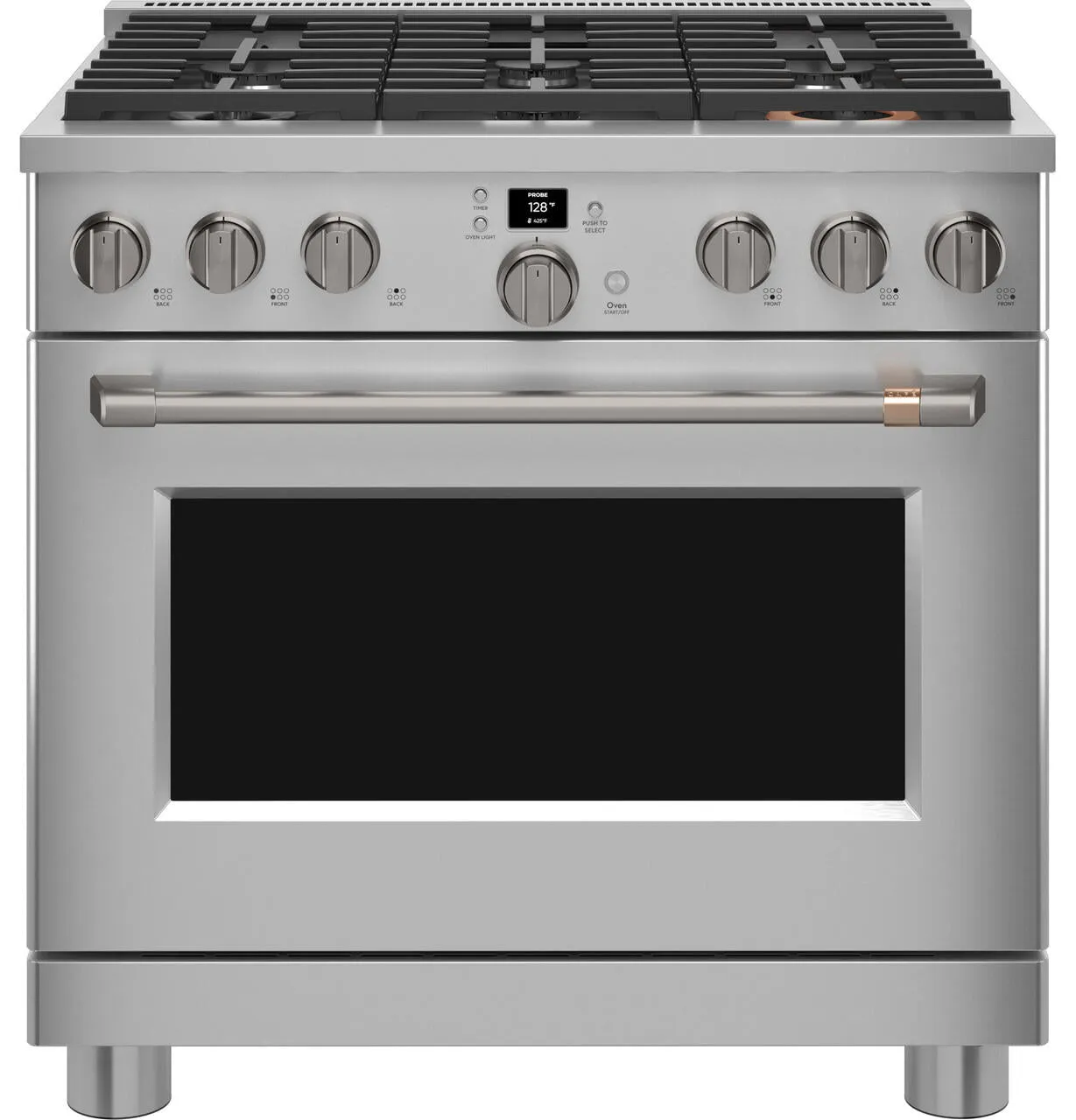 Cafe CGY366P2TS1 Caf&#8482; 36 Smart All-Gas Commercial-Style Range With 6 Burners (Natural Gas)