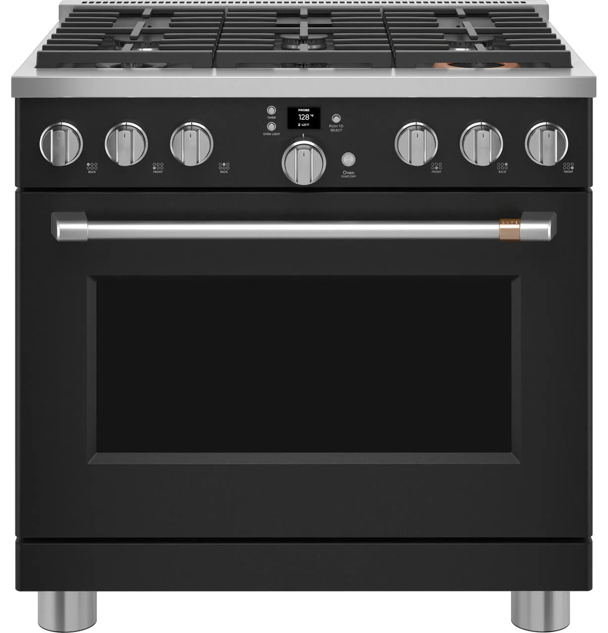 Cafe CGY366P3TD1 Caf&#8482; 36 Smart All-Gas Commercial-Style Range With 6 Burners (Natural Gas)