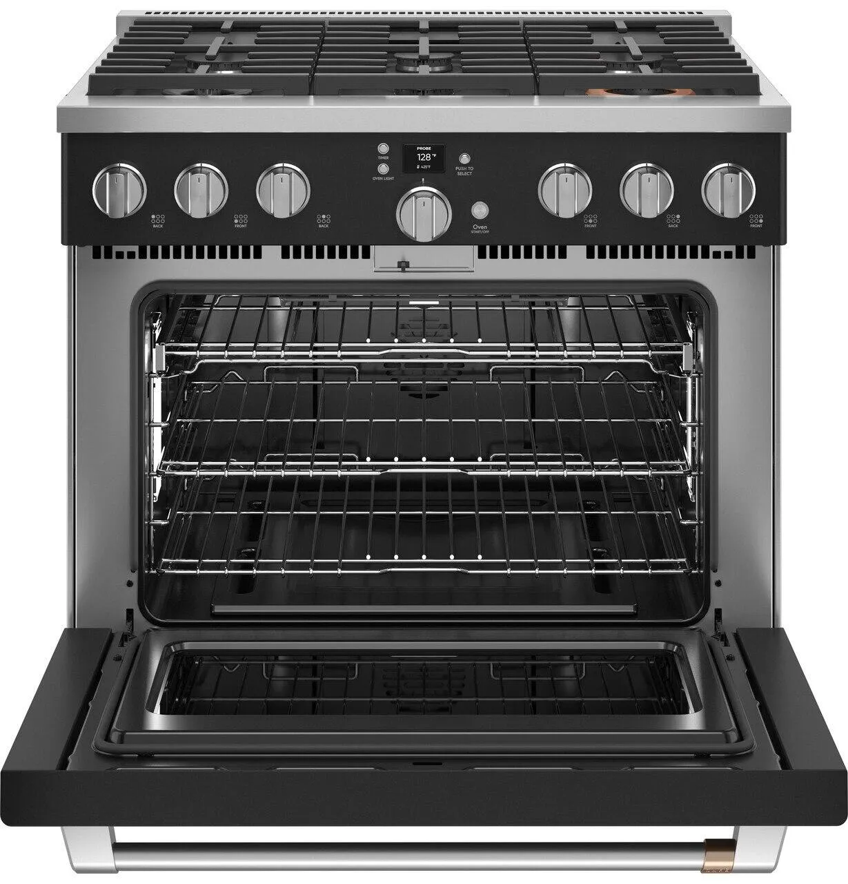 Cafe CGY366P3TD1 Caf&#8482; 36 Smart All-Gas Commercial-Style Range With 6 Burners (Natural Gas)