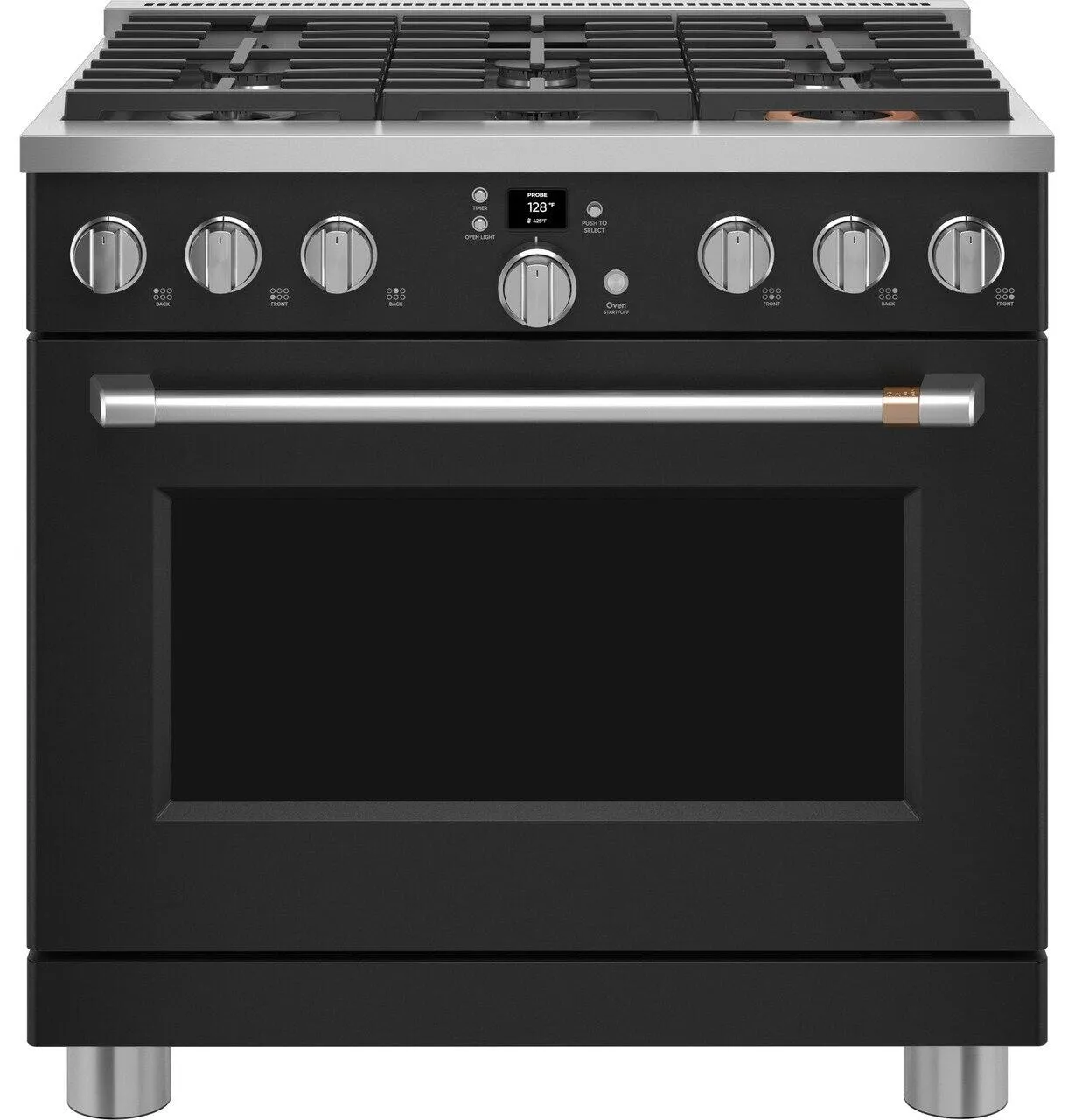 Cafe CGY366P3TD1 Caf&#8482; 36 Smart All-Gas Commercial-Style Range With 6 Burners (Natural Gas)