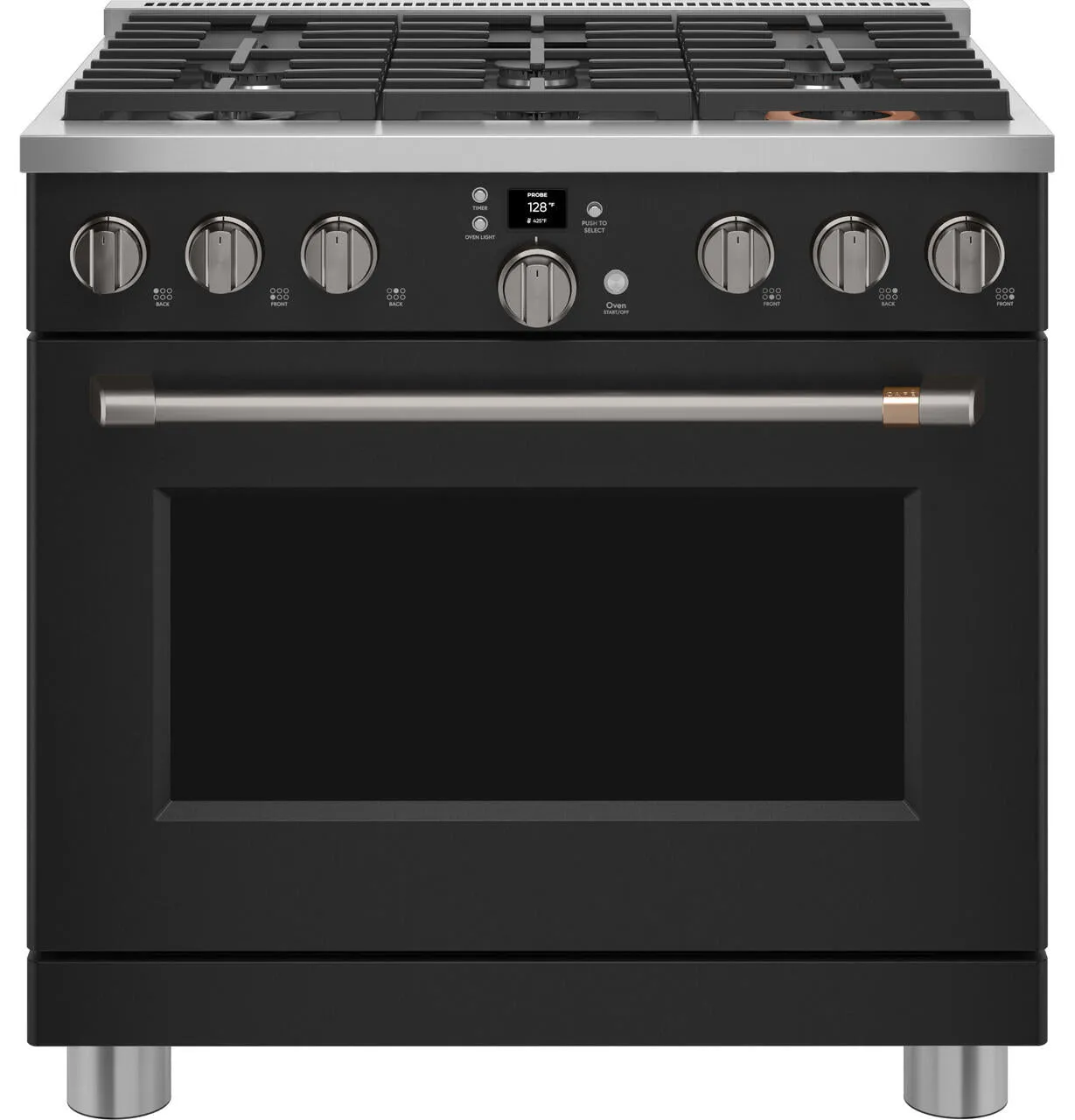 Cafe CGY366P3TD1 Caf&#8482; 36 Smart All-Gas Commercial-Style Range With 6 Burners (Natural Gas)