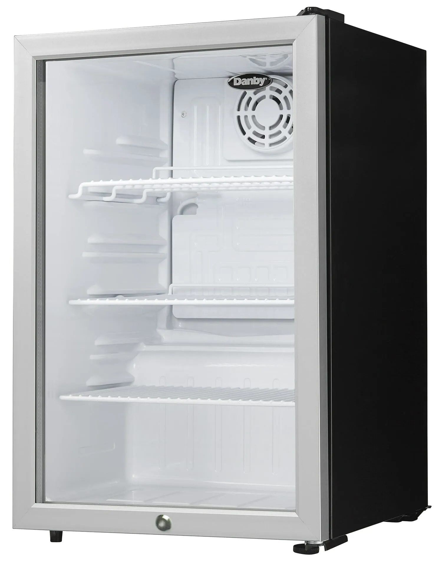 Danby DAG026A2BDB Danby 2.6 Cu. Ft. Compact Glass Door Fridge In Platinum