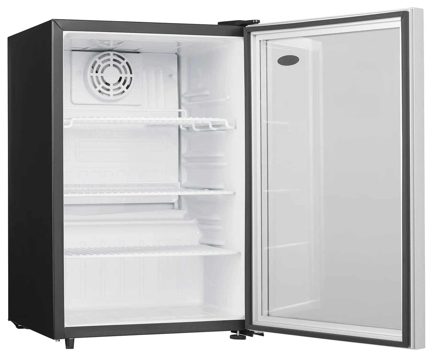 Danby DAG026A2BDB Danby 2.6 Cu. Ft. Compact Glass Door Fridge In Platinum
