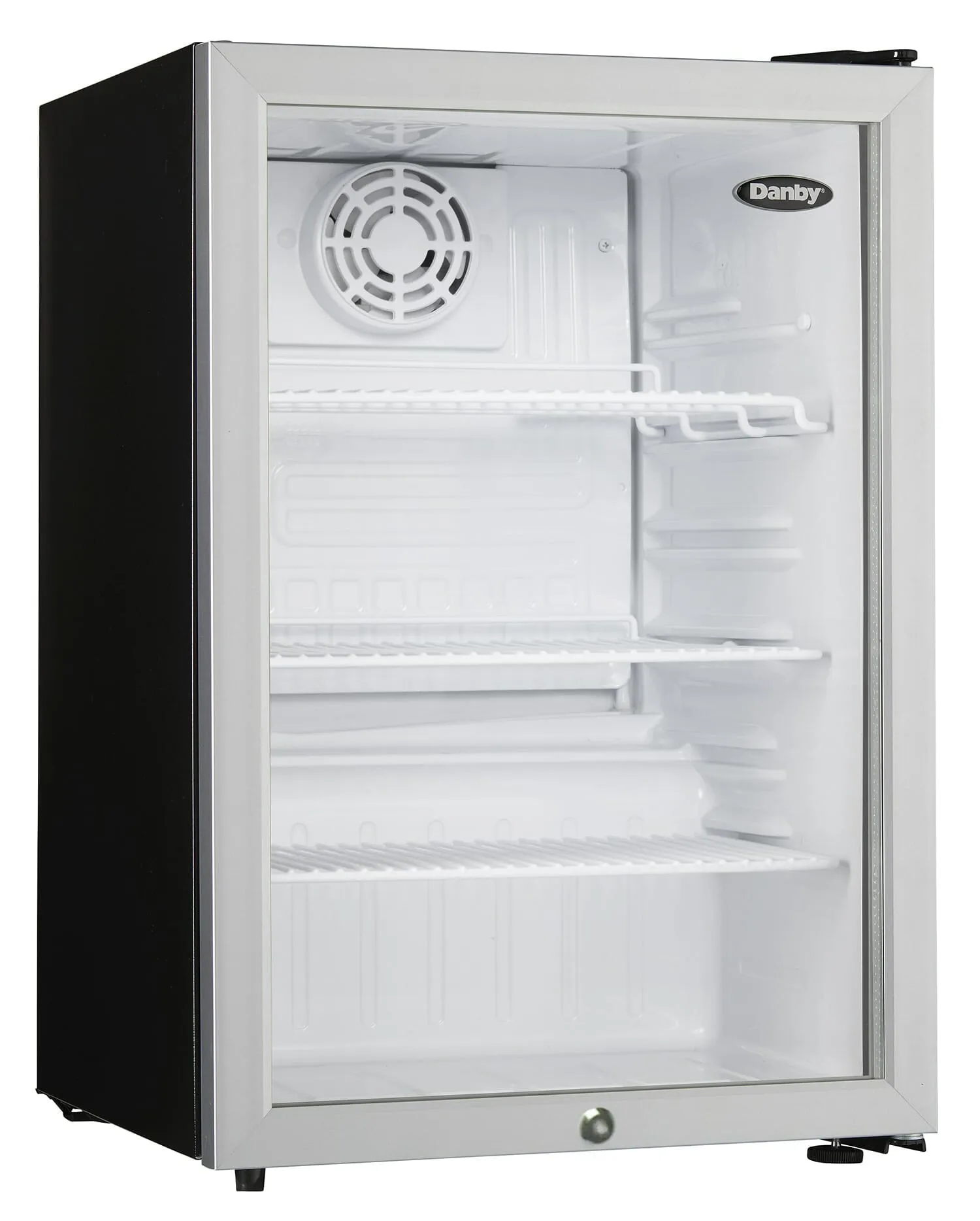 Danby DAG026A2BDB Danby 2.6 Cu. Ft. Compact Glass Door Fridge In Platinum