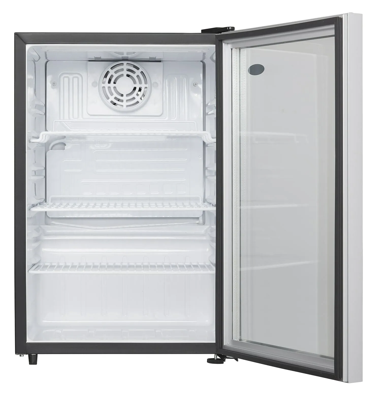 Danby DAG026A2BDB Danby 2.6 Cu. Ft. Compact Glass Door Fridge In Platinum