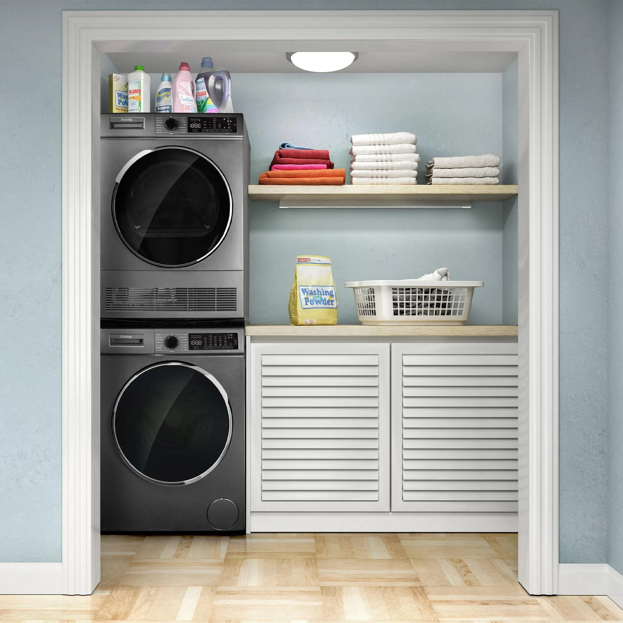 Danby DWM022D1DSDB Danby 2.2 Cu. Ft. 24 Front Load Washing Machine
