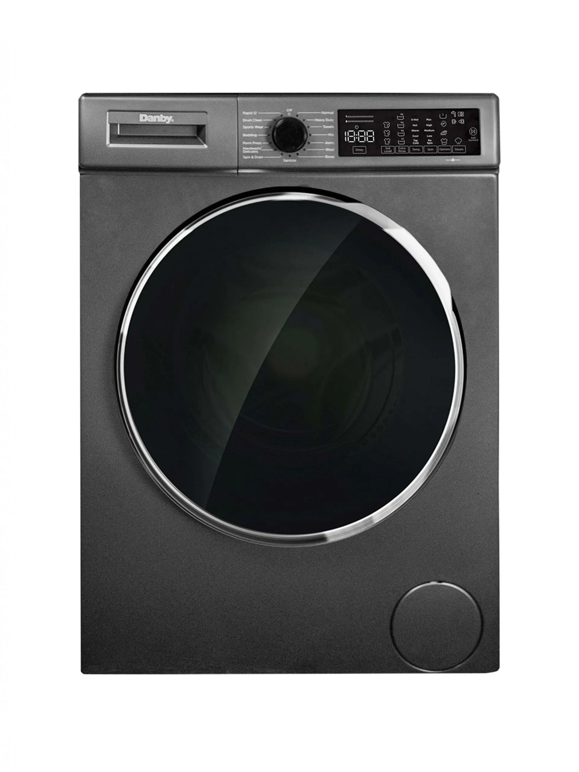 Danby DWM022D1DSDB Danby 2.2 Cu. Ft. 24 Front Load Washing Machine