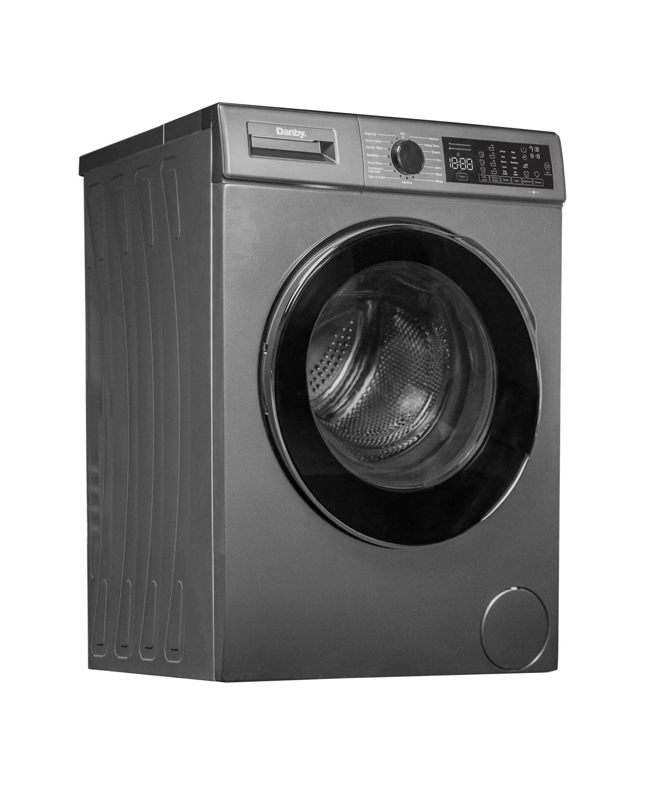 Danby DWM022D1DSDB Danby 2.2 Cu. Ft. 24 Front Load Washing Machine