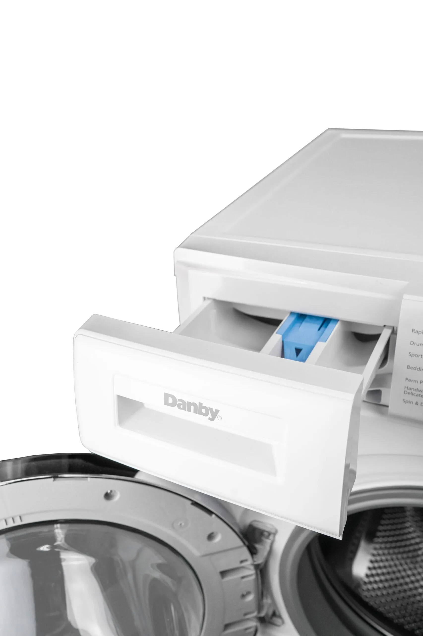 Danby DWM022D3WDB Danby 24-Inch. 2.2 Cu Ft. Stackable Front Load Washer With Steam In White