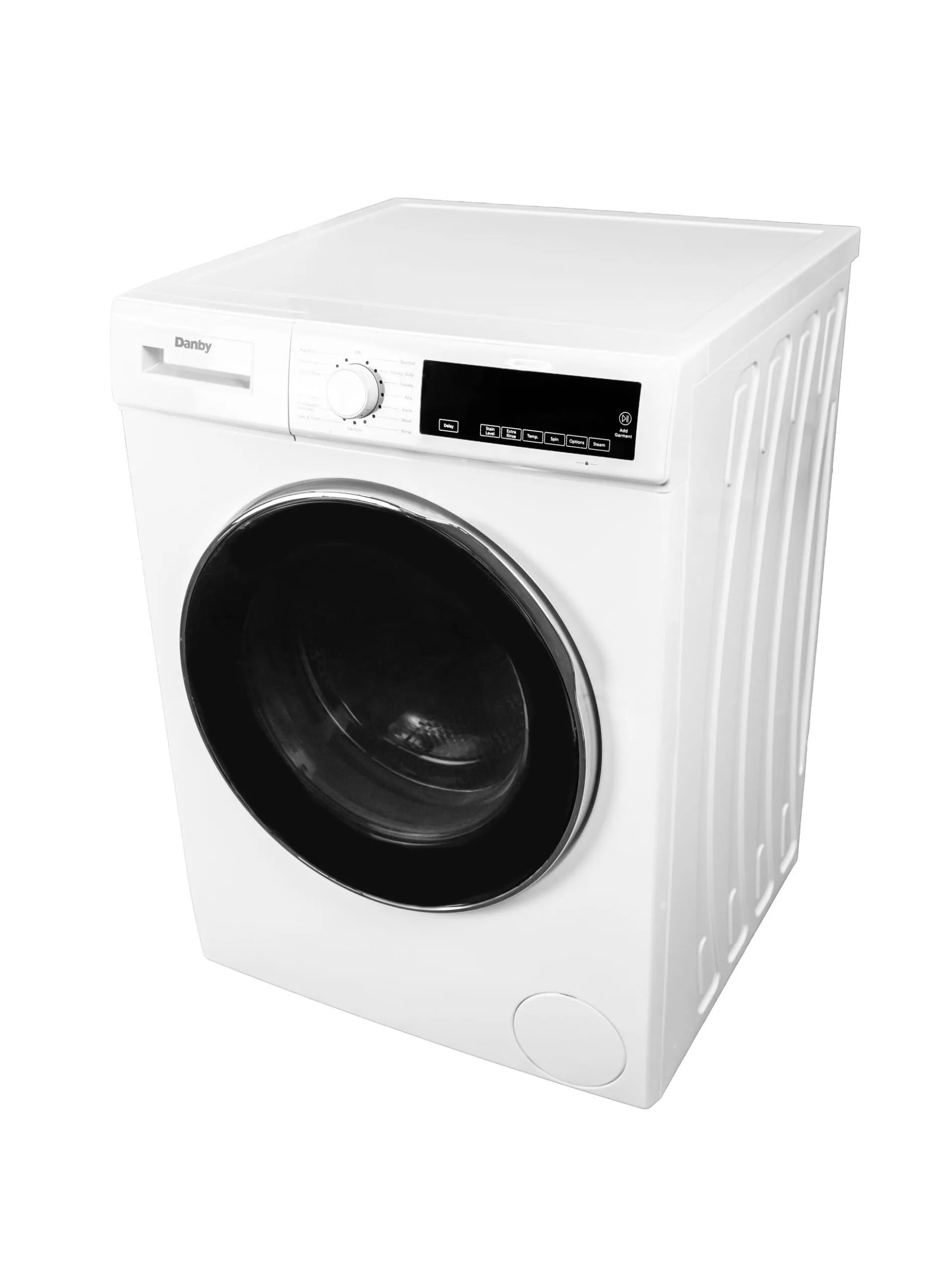 Danby DWM022D3WDB Danby 24-Inch. 2.2 Cu Ft. Stackable Front Load Washer With Steam In White