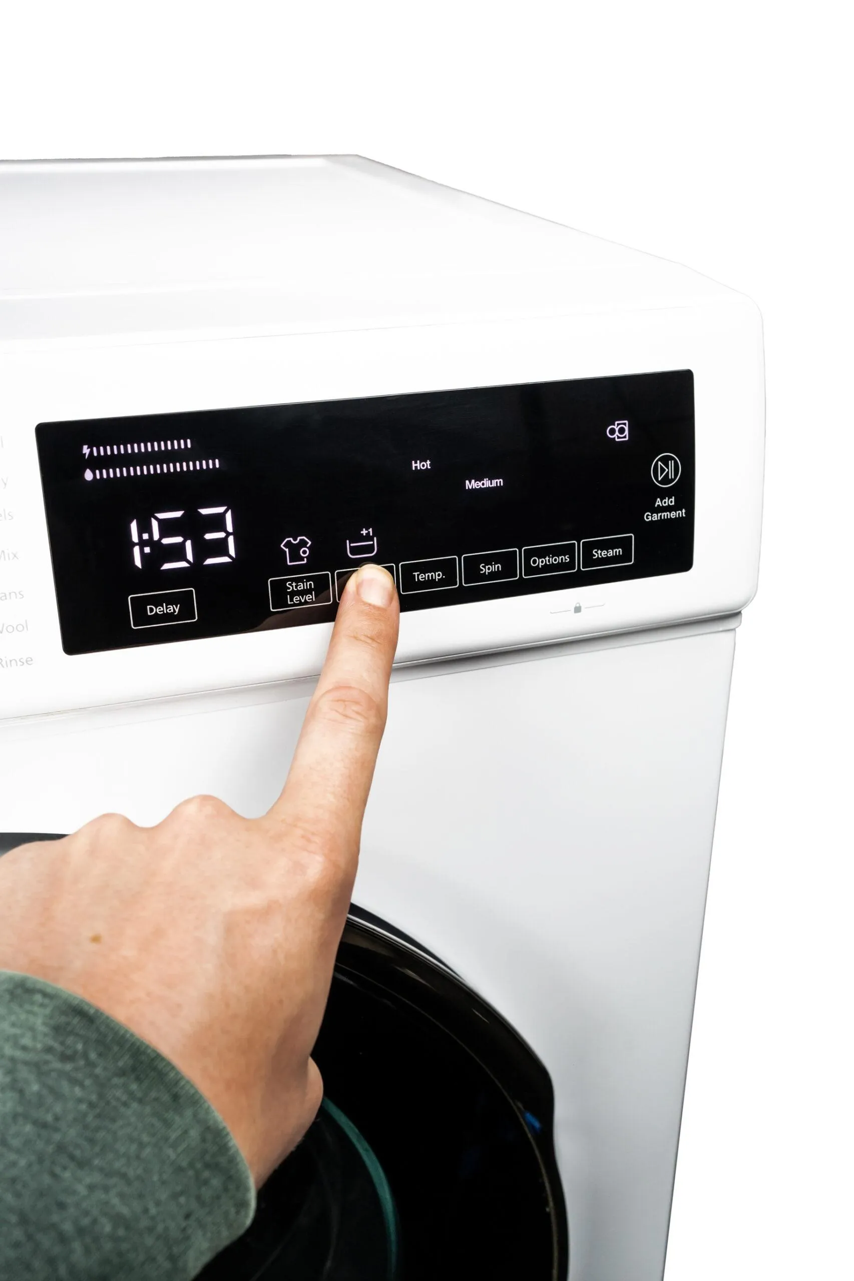 Danby DWM022D3WDB Danby 24-Inch. 2.2 Cu Ft. Stackable Front Load Washer With Steam In White