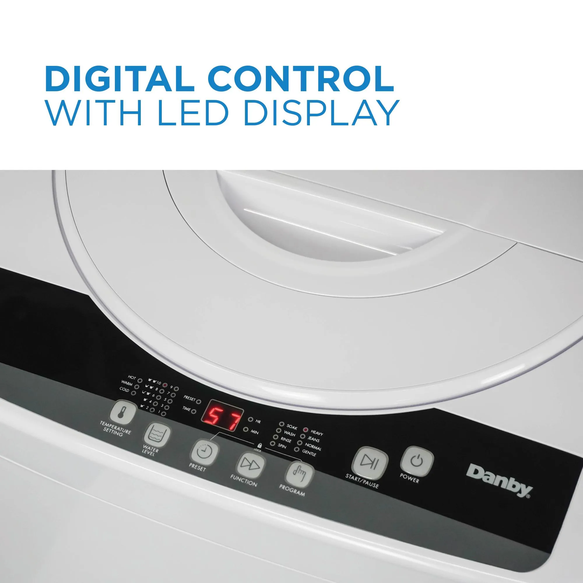 Danby DWM065A1WDB6 Danby 1.8 Cu. Ft. Washing Machine