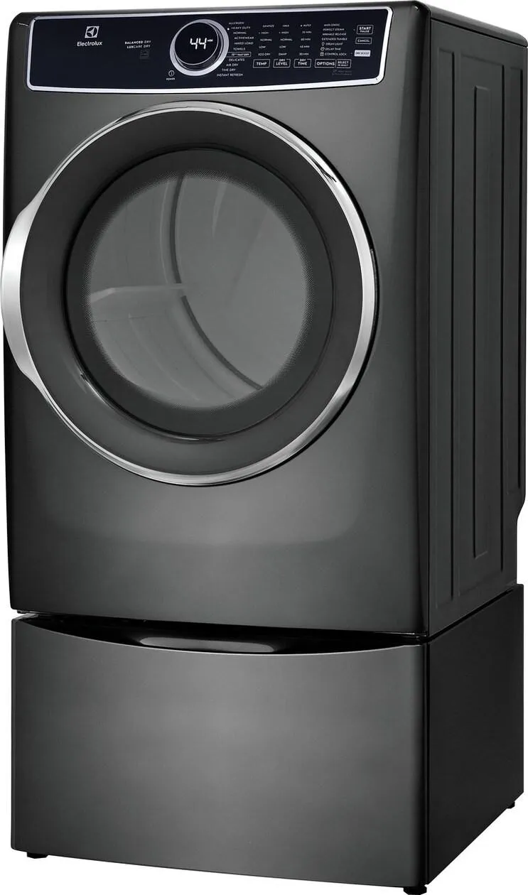 Electrolux ELFE7637BT Electrolux Front Load Perfect Steam&#8482; Electric Dryer With Balanced Dry&#8482; And Instant Refresh &#8482; 8.0 Cu. Ft.