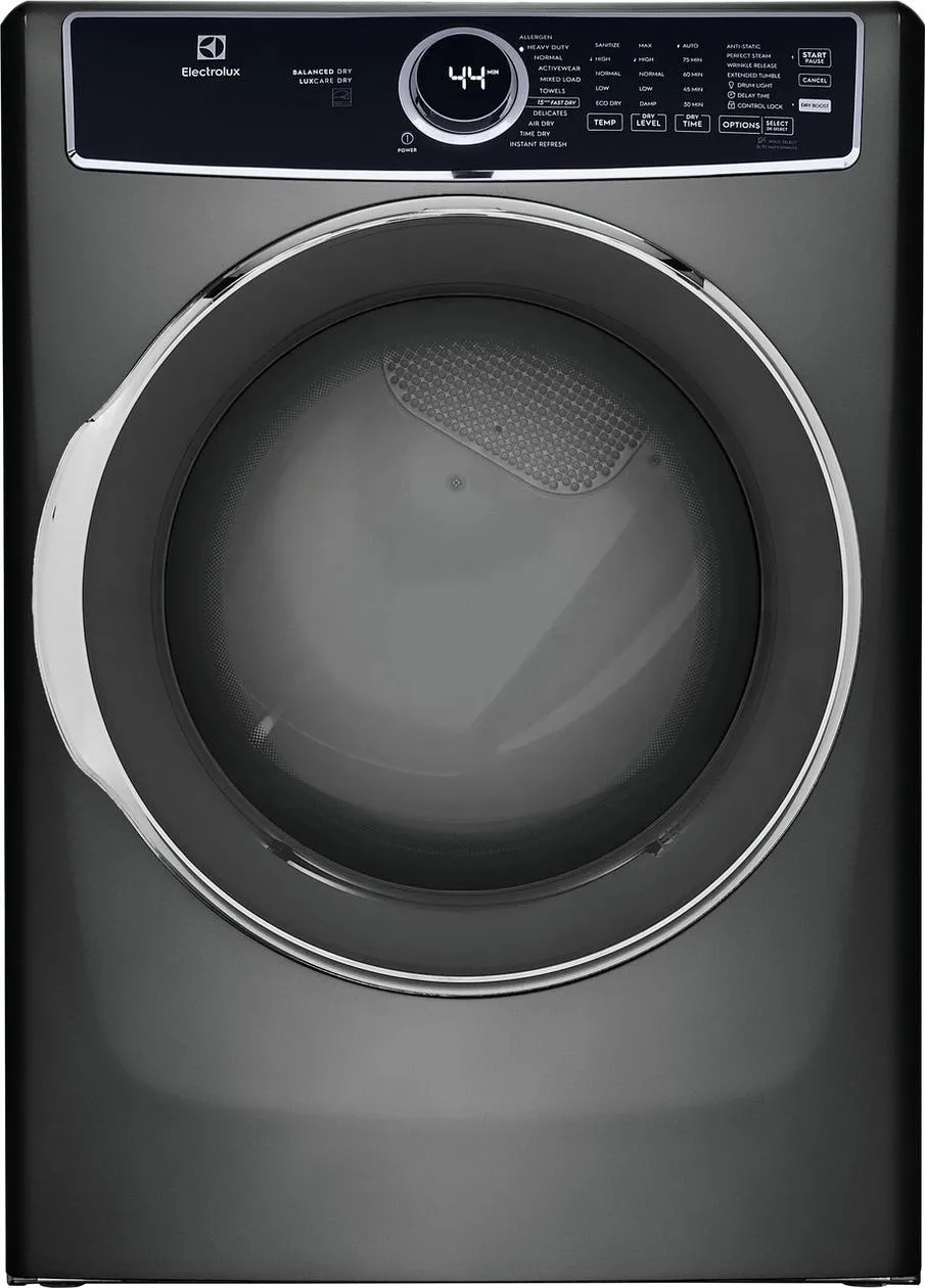 Electrolux ELFE7637BT Electrolux Front Load Perfect Steam&#8482; Electric Dryer With Balanced Dry&#8482; And Instant Refresh &#8482; 8.0 Cu. Ft.
