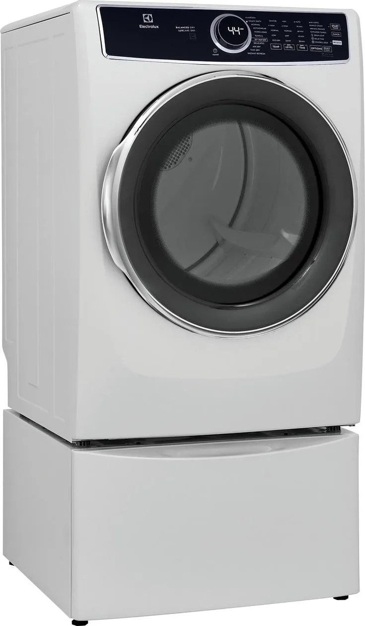 Electrolux ELFE7637BW Electrolux Front Load Perfect Steam&#8482; Electric Dryer With Balanced Dry&#8482; And Instant Refresh &#8482; 8.0 Cu. Ft.