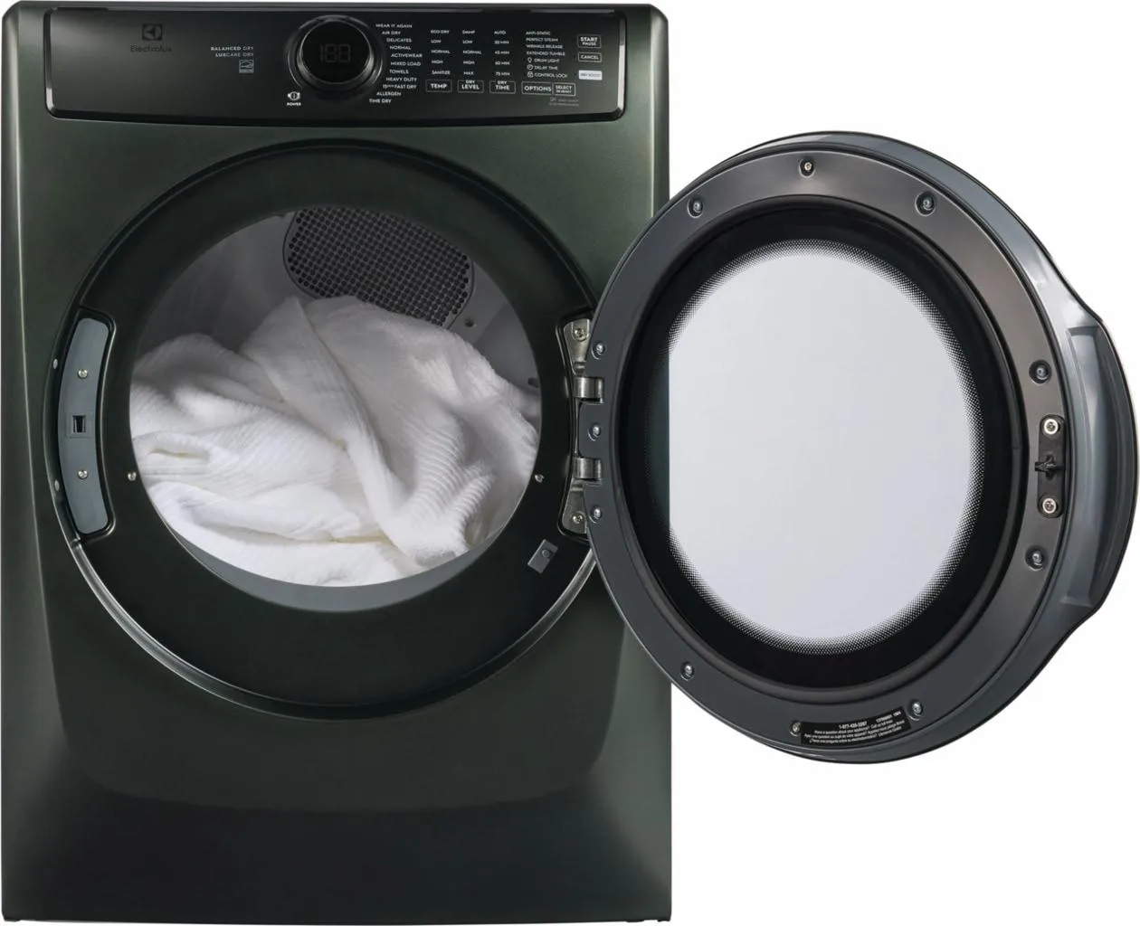 Electrolux ELFE7738AA Electrolux Front Load Perfect Steam&#8482; Electric Dryer With Balanced Dry&#8482; And Instant Refresh - 8.0 Cu. Ft.