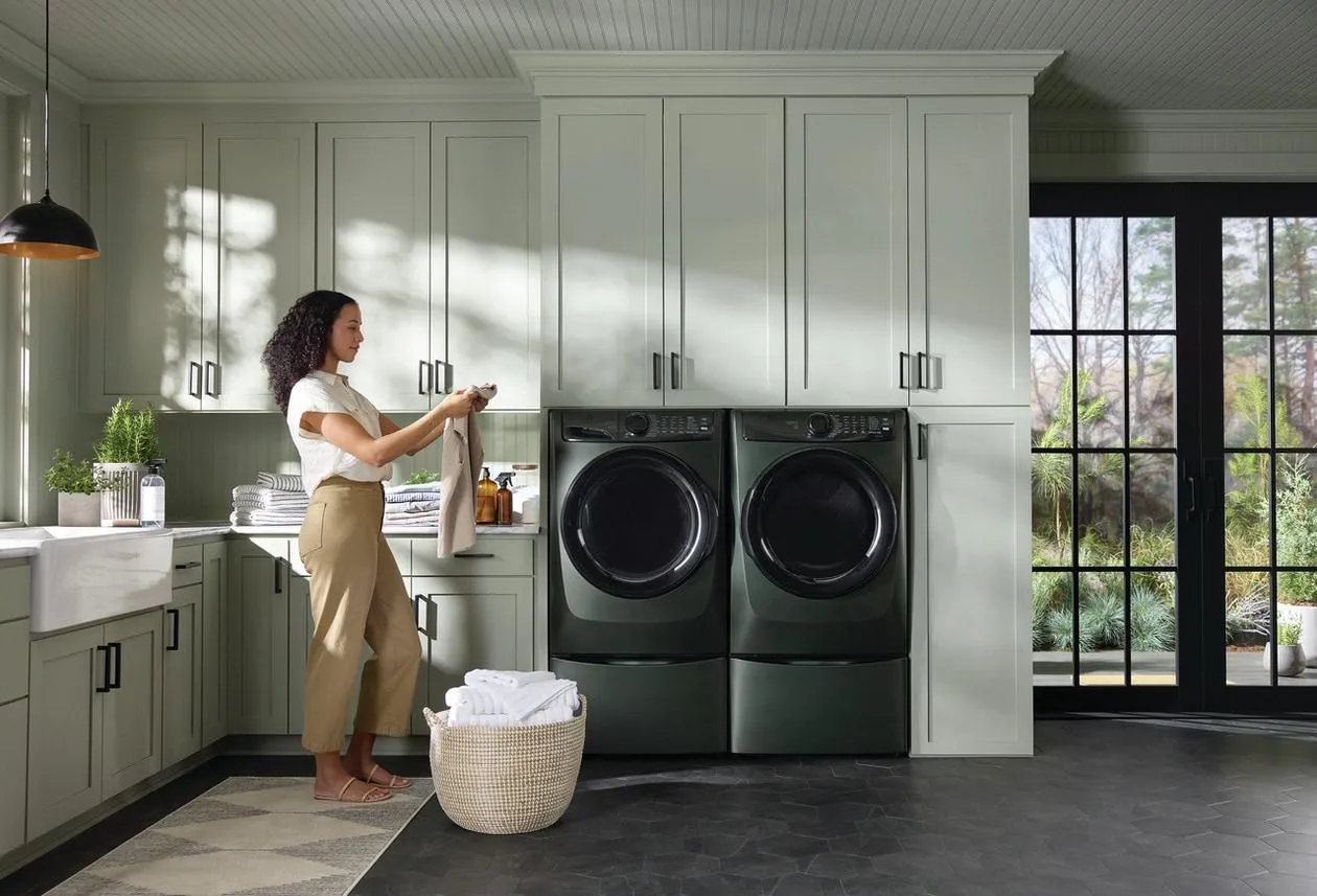 Electrolux ELFE7738AA Electrolux Front Load Perfect Steam&#8482; Electric Dryer With Balanced Dry&#8482; And Instant Refresh - 8.0 Cu. Ft.