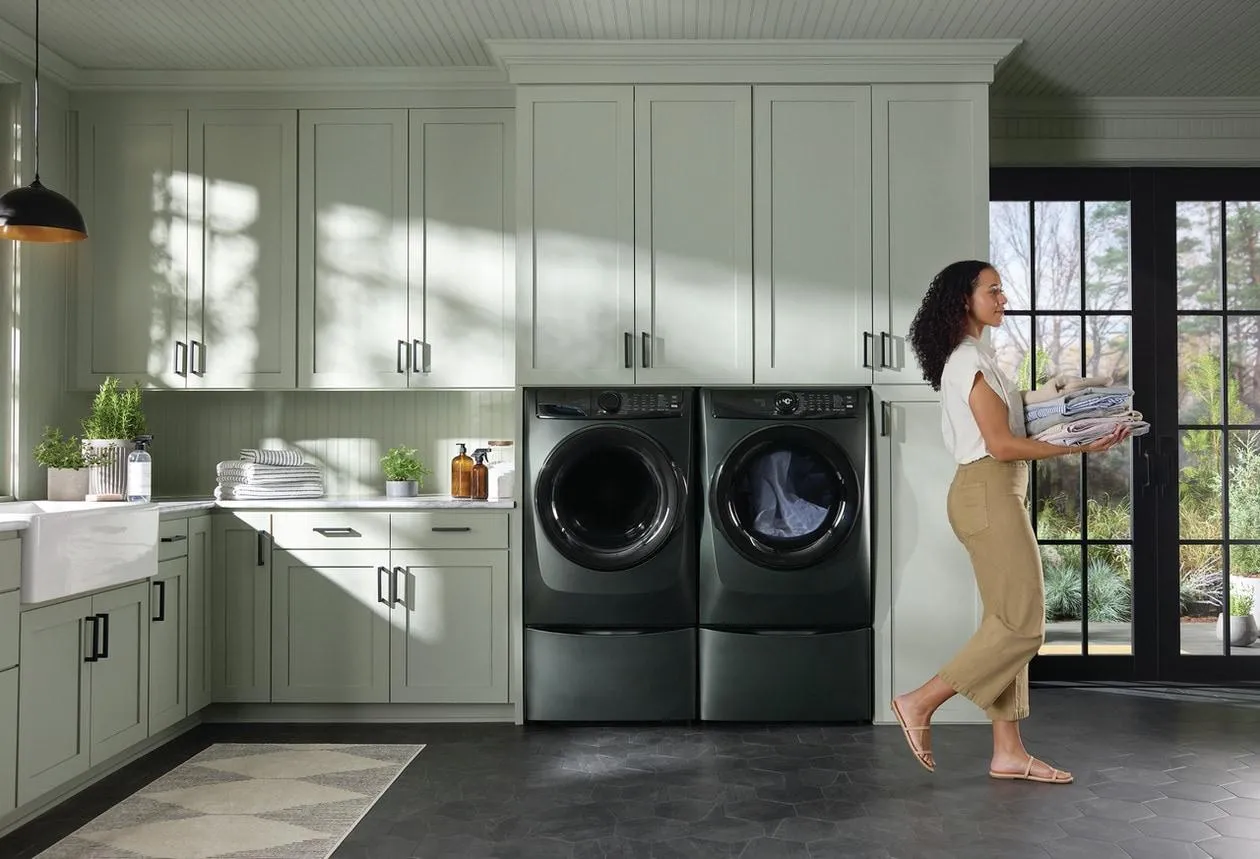 Electrolux ELFE7738AA Electrolux Front Load Perfect Steam&#8482; Electric Dryer With Balanced Dry&#8482; And Instant Refresh - 8.0 Cu. Ft.
