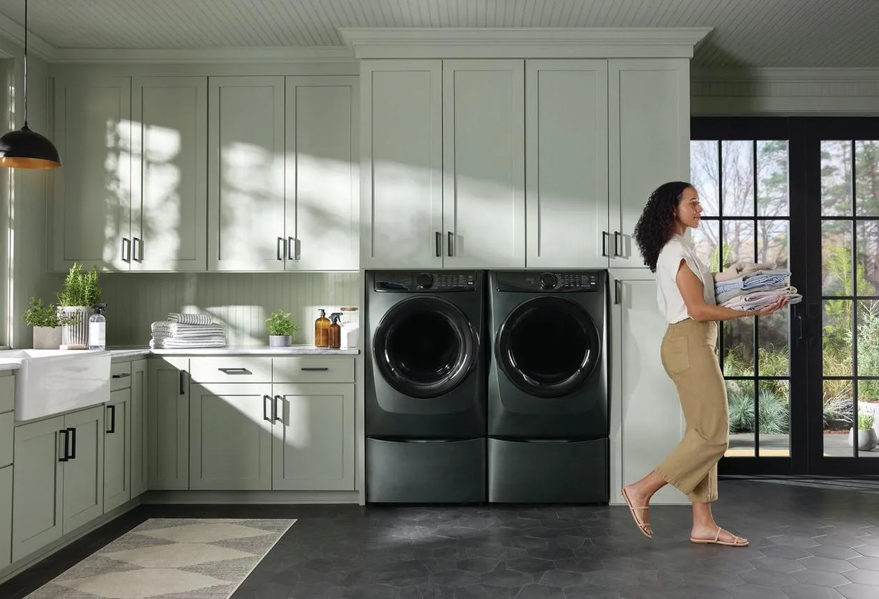 Electrolux ELFE7738AA Electrolux Front Load Perfect Steam&#8482; Electric Dryer With Balanced Dry&#8482; And Instant Refresh - 8.0 Cu. Ft.