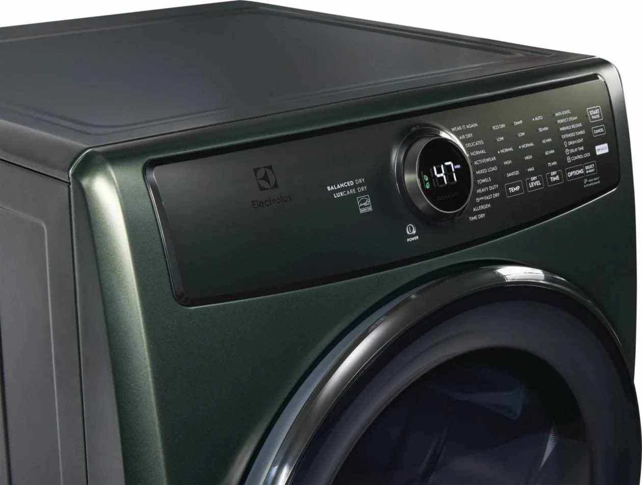 Electrolux ELFE7738AA Electrolux Front Load Perfect Steam&#8482; Electric Dryer With Balanced Dry&#8482; And Instant Refresh - 8.0 Cu. Ft.