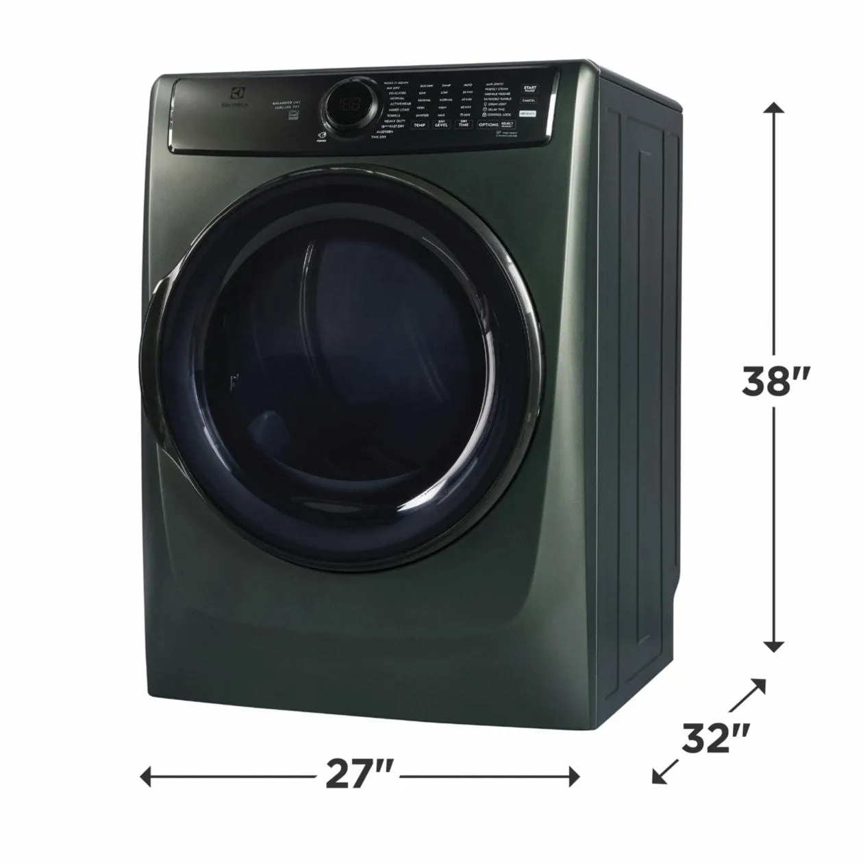 Electrolux ELFE7738AA Electrolux Front Load Perfect Steam&#8482; Electric Dryer With Balanced Dry&#8482; And Instant Refresh - 8.0 Cu. Ft.