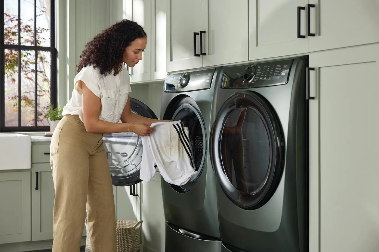 Electrolux ELFE7738AA Electrolux Front Load Perfect Steam&#8482; Electric Dryer With Balanced Dry&#8482; And Instant Refresh - 8.0 Cu. Ft.