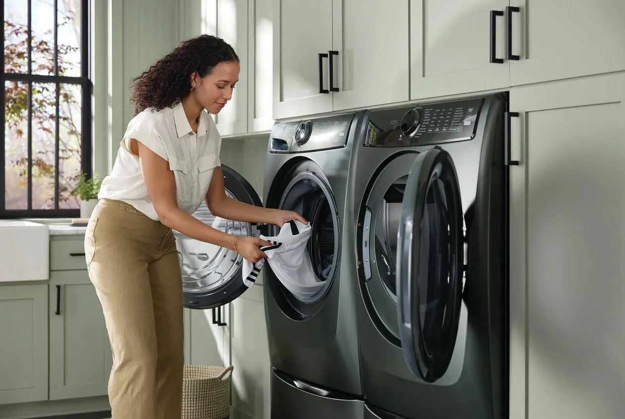 Electrolux ELFE7738AA Electrolux Front Load Perfect Steam&#8482; Electric Dryer With Balanced Dry&#8482; And Instant Refresh - 8.0 Cu. Ft.