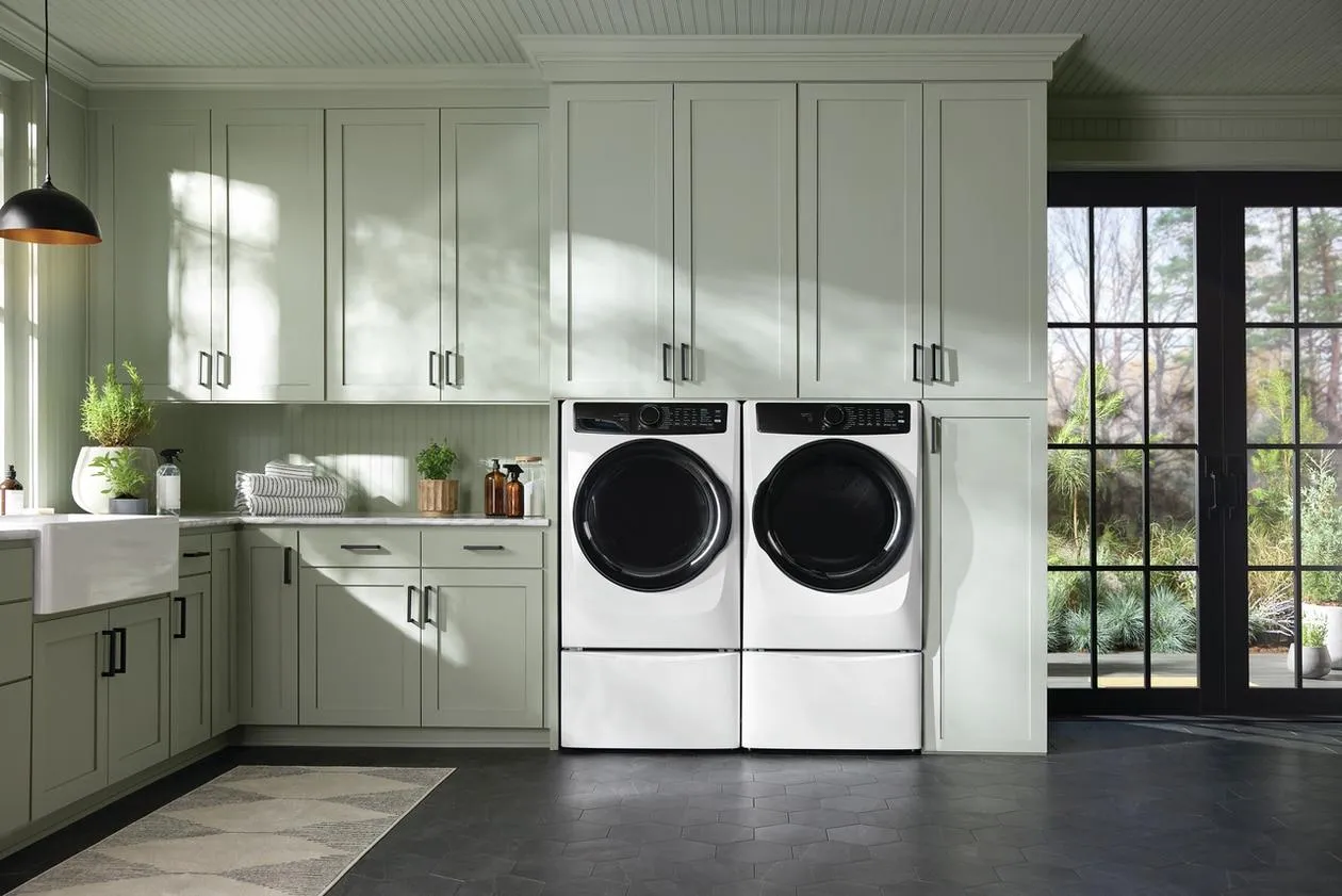Electrolux ELFE7738AW Electrolux Front Load Perfect Steam&#8482; Electric Dryer With Balanced Dry&#8482; And Instant Refresh - 8.0 Cu. Ft.
