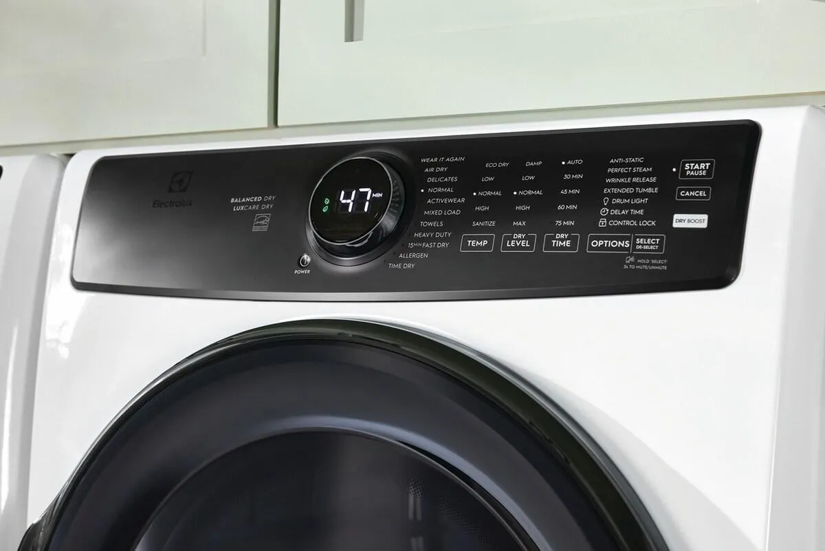 Electrolux ELFE7738AW Electrolux Front Load Perfect Steam&#8482; Electric Dryer With Balanced Dry&#8482; And Instant Refresh - 8.0 Cu. Ft.